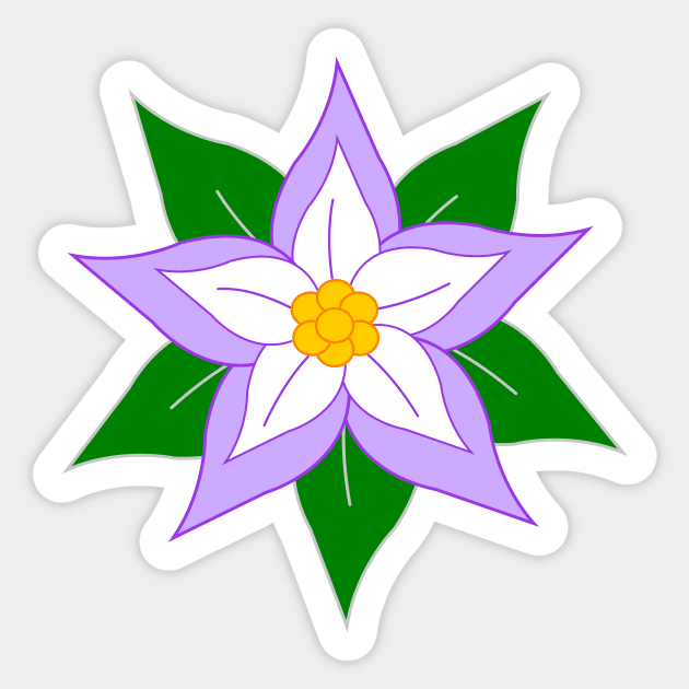 Poinsettia Sticker by traditionation